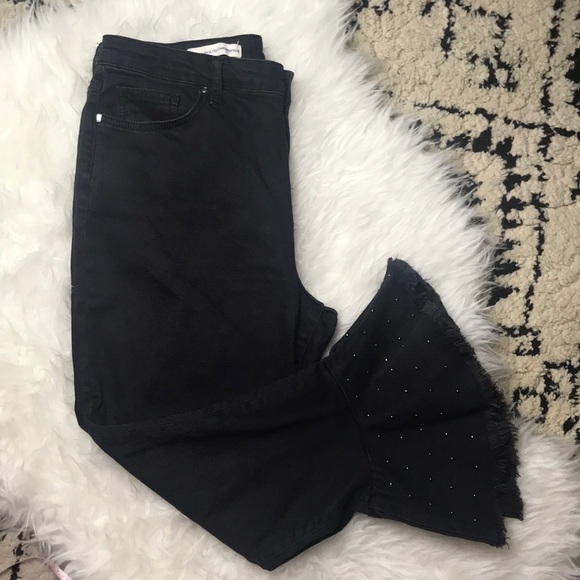 anthropologie • pilcro studded crop flare jeans - Picture 3 of 7